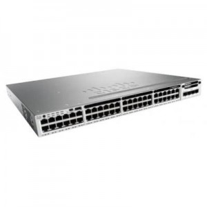 Cisco switch: Catalyst 1RU, Stackable 48 10/100/1000 Ethernet UPOE ports, 1100WAC power supply, LAN, StackPower cables .....