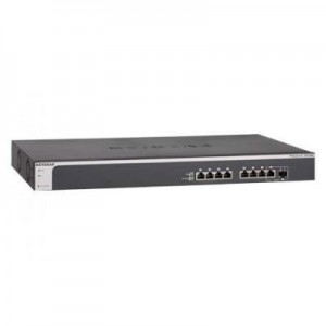 Netgear switch: ProSAFE managed Switch - XS708E - 8 x 10 Gigabit Ethernet poorten - Zwart