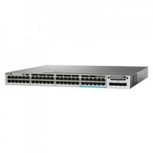 Cisco switch: Catalyst Stackable, 48x Gigabit Ethernet UPOE ports, 1100WAC, LAN, StackPower - Grijs