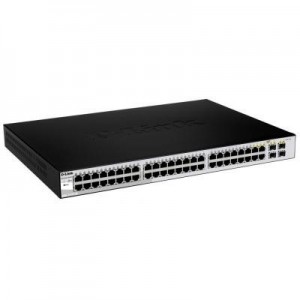 D-Link switch: DGS-1210-48 48-port Gigabit Smart Switch, including 4 Combo SFP ports, 96 Gbps, 8 K, 71.4 Mpps, 201.65 .....
