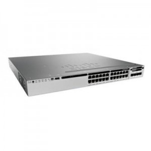 Cisco switch: Catalyst Stackable 24 10/100/1000 Ethernet ports, with 350WAC power supply 1 RU, IP Services feature set .....