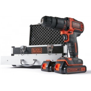 BLACK+DECKER BDC718AS2F Accu klopboormachine - 18V - incl. 2 accu’s - 80 accessoires