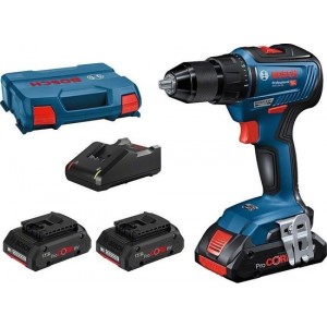 Bosch Professional GSR 18V-55 - Accuboormachine - Met 3 x 4,0 Ah Procore Li-Ion-accu