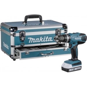 Makita HP457DWEX4 + bit&borenset klopboor/schroefmachine + koffer