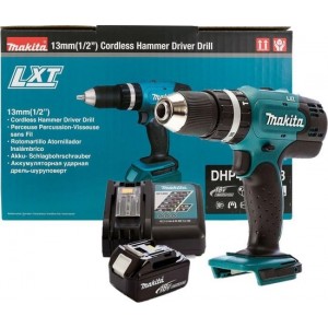 Makita DHP453 18V Li-Ion LXT Accuboormachine set - 1 x 3.0Ah Accu - Acculader