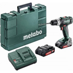 Metabo BS 18 L + 2x 2,0 AH Accu accu boormachine