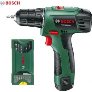 Bosch Power for All Accuboormachine PSR 1200 + Bosch X-Line borenset - 15 Delig