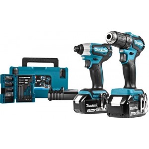 Makita DLX2220JX2 18 V Combiset voor lichter boor- en (slag)schroefwerk