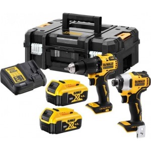 DeWalt DCK2062M2T-QW Comboset 18V 4,0Ah Li-Ion - DCD709 Accuklopboormachine + DCF809 Slagschroevendraaier