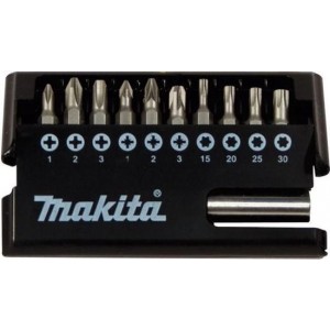 Makita D-30651 magnetische bitset met bithouder - 11-delig