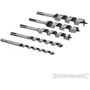 Silverline 5-delige SDS-Plus slangenboor set 10-25mm