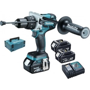 Makita DHP481RT3J Accu Klopboor-/schroefmachine 18V 5,0Ah Li-ion in Mbox