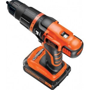 BLACK+DECKER EGBL188KB Accu Klopboormachine - 18V 1,3 Ah Li - Ion - Incl. 2e accu