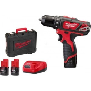 Milwaukee M12BDD-202C Accu Boorschroefmachine 12V 2,0Ah