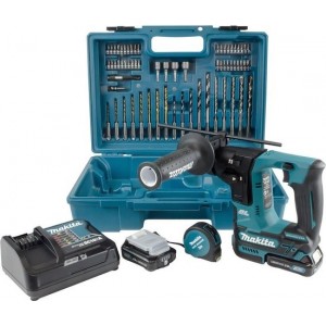 Makita HR166DSAE1 10.8V Li-Ion Accu SDS-plus boorhamer set (2x 2,0Ah accu) in koffer - 1,1J