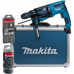 Makita HR2631FT13 Combihamer verwisselbare Boorkop + Boorset