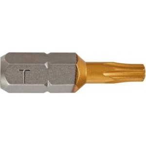 Graphite Bit Torx T20, 25mm, S2 Tin, 2 Op Een Blister