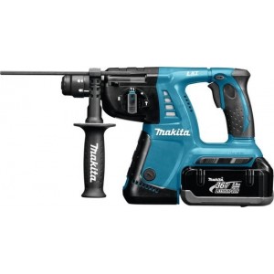 Makita BHR262TRDJ Blau/Schwarz Akku-Bohrhammer 36 V