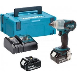 Makita DTW251RTJ 18V Li-Ion Accu slagmoersleutel set (2x 5.0Ah accu) in Mbox - 230Nm - 1/2"