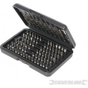 Silverline 98-delige veiligheid bit set