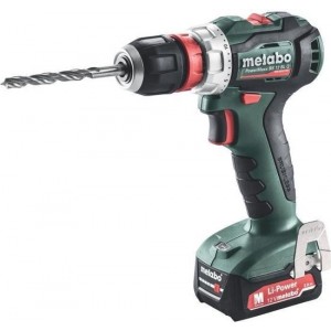 METABO Boorschroevendraaier - PowerMaxx - BS 12 BL Q 2x 2,0Ah - SC 60 Plus - doos