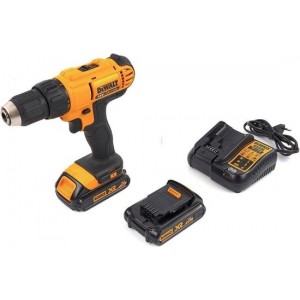 DeWalt DCD771C2 18V Li-Ion accu boor-/schroefmachine set (2x 1.5Ah accu) in koffer - DCD771C2-QW