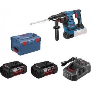 Bosch Professional GBH 36 V-LI Plus - 36V Li-Ion Accu - SDS-plus combihamer set (2x 6.0Ah accu) - In L-Boxx - 3,2J