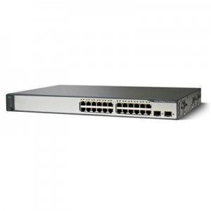 Cisco switch: 24 Ethernet 10/100 ports & 2 SFP Gigabit Ethernet ports (Open Box)