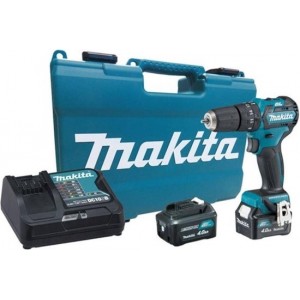 Makita HP332DSME 10.8V Li-Ion accu klopboor-/schroefmachine set (2x 4.0Ah accu) in koffer