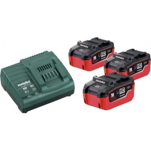 Metabo 685074000 18V LiHD accu starterset (3x 5.5Ah) + lader