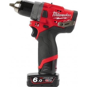 Milwaukee M12 FDD-602X 12V Li-Ion accu boor-/schroefmachine set (2x 6.0Ah accu) in HD Box - koolborstelloos