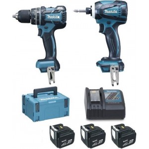 Makita Combopack a batterijen LXT 14,4V