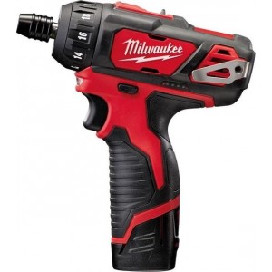 Milwaukee M12 BD-202C 12V Li-Ion accu boor-/schroefmachine set (2x 2.0Ah accu) in koffer