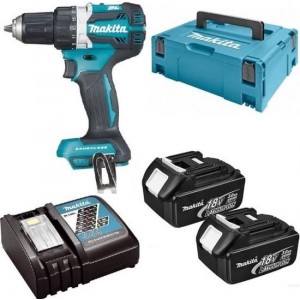 Makita DDF484RFJ 18V Li-Ion Accu schroef-/boormachine set in mbox (2x 3,0Ah accu) - 54Nm