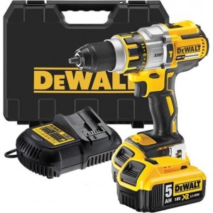 DeWalt DCD795P2 18V Li-Ion accu klopboor-/schroefmachine set (2x 5.0Ah accu) in TSTAK - koolborstelloos