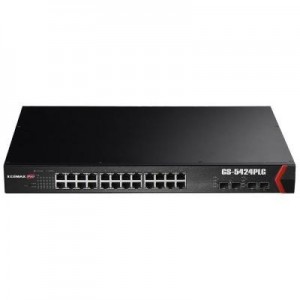 Edimax switch: 24-Port Gigabit PoE+ with 4 SFP Slots Web Smart Switch, 30W per port(400W total), IGMP Snooping, ACL, .....