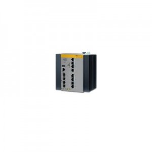 Allied Telesis switch: AT-IE300-12GP-80 - Zwart, Grijs