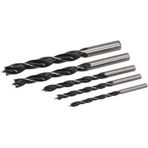 Silverline 5-delige houtboor set 5-delige set, 4 - 10 mm