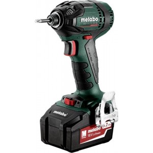 Metabo SSD 18 LTX 200 BL 18V Li-Ion accu slagschroevendraaier set (2x 5.2Ah accu) in koffer - koolborstelloos