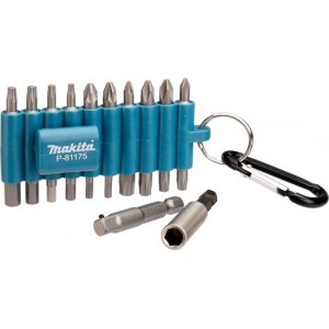 Makita P-81175 Schroefbitset 22-delig in handige sleutelhanger