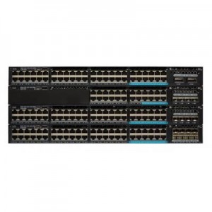 Cisco switch: Catalyst Catalyst 3650-48PD-S, Standalone, 1U, 48 x 10/100/1000 Ethernet PoE+, 2x10G Uplink ports, DRAM .....
