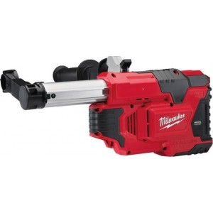 Milwaukee M12 DE-0C 12V Li-Ion accu universele afzuigunit voor boorhamer body in koffer