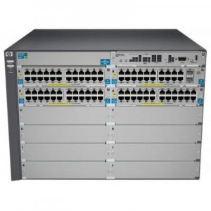 Hewlett Packard Enterprise switch: ProCurve 5412-92G-PoE+-2XG v2 zl - Grijs