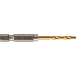 Milwaukee Shockwave  metaalboor   HSS-G Ti.  3mm (2st)