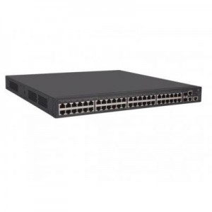 Hewlett Packard Enterprise switch: FlexNetwork 5130 48G POE+ 2SFP+ 2XGT (370W) - Zwart