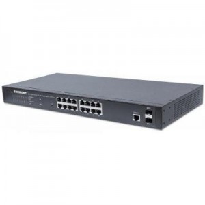 Intellinet switch: IEEE 802.3at/af Power over Ethernet (PoE+/PoE) Compliant, 374 W, Endspan, 48.26 cm (19") Rackmount - .....