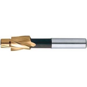 Kopverzinkboor D373, M 3 F DL HSS TiN