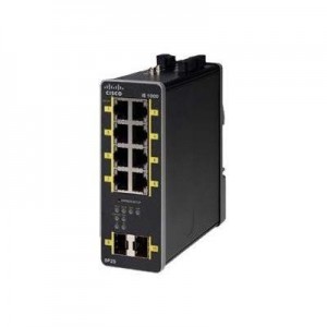 Cisco switch: 8x RJ-45, 2x GE SFP, 8x POE/POE+, 48-54 V, 45.7x134x127 mm, 840 g - Zwart