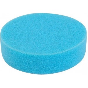 Klittenband schuim polijstkop 150 mm medium, blauw