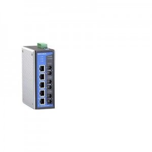 Moxa switch: Entry-level managed Ethernet switch with 5x 10/100BaseT(X) ports, 1x 100BaseFX multi-mode port, 2x .....